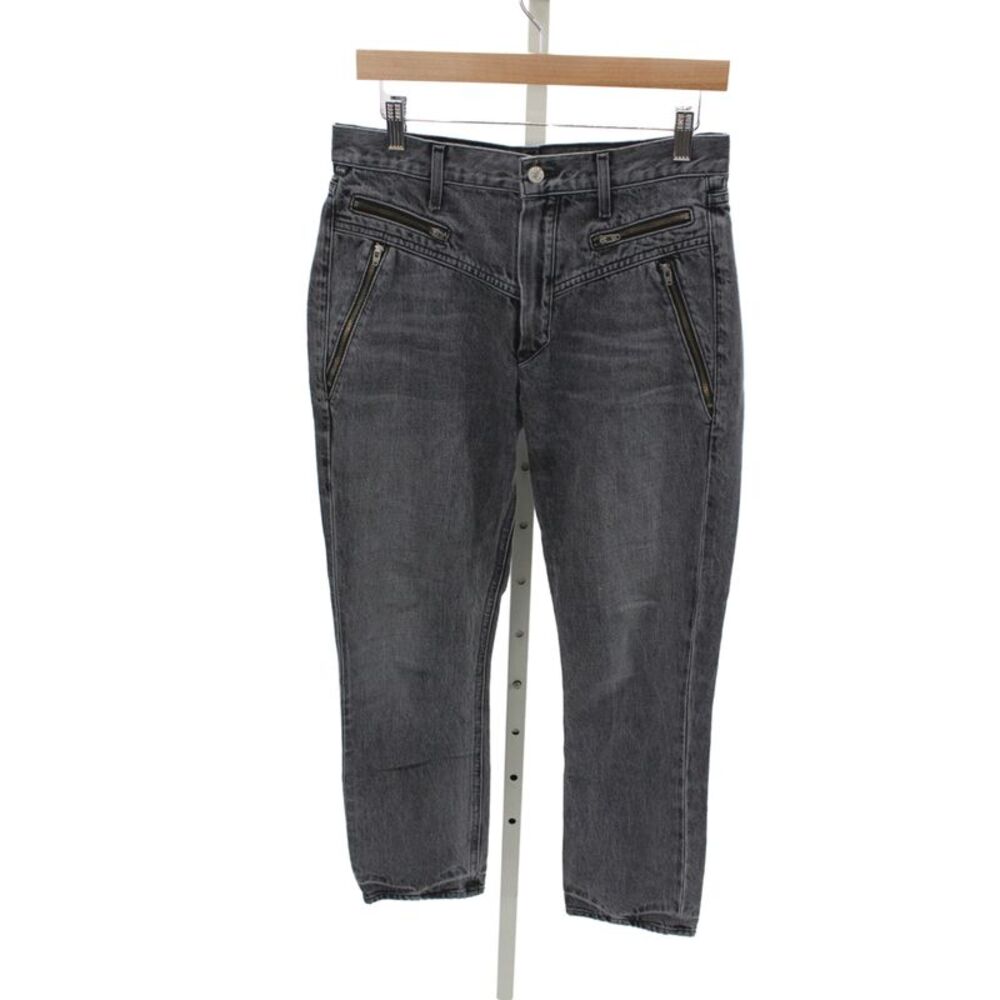 Citizens of Humanity Women Cropped Gray Mid-Rise Jeans Size 27